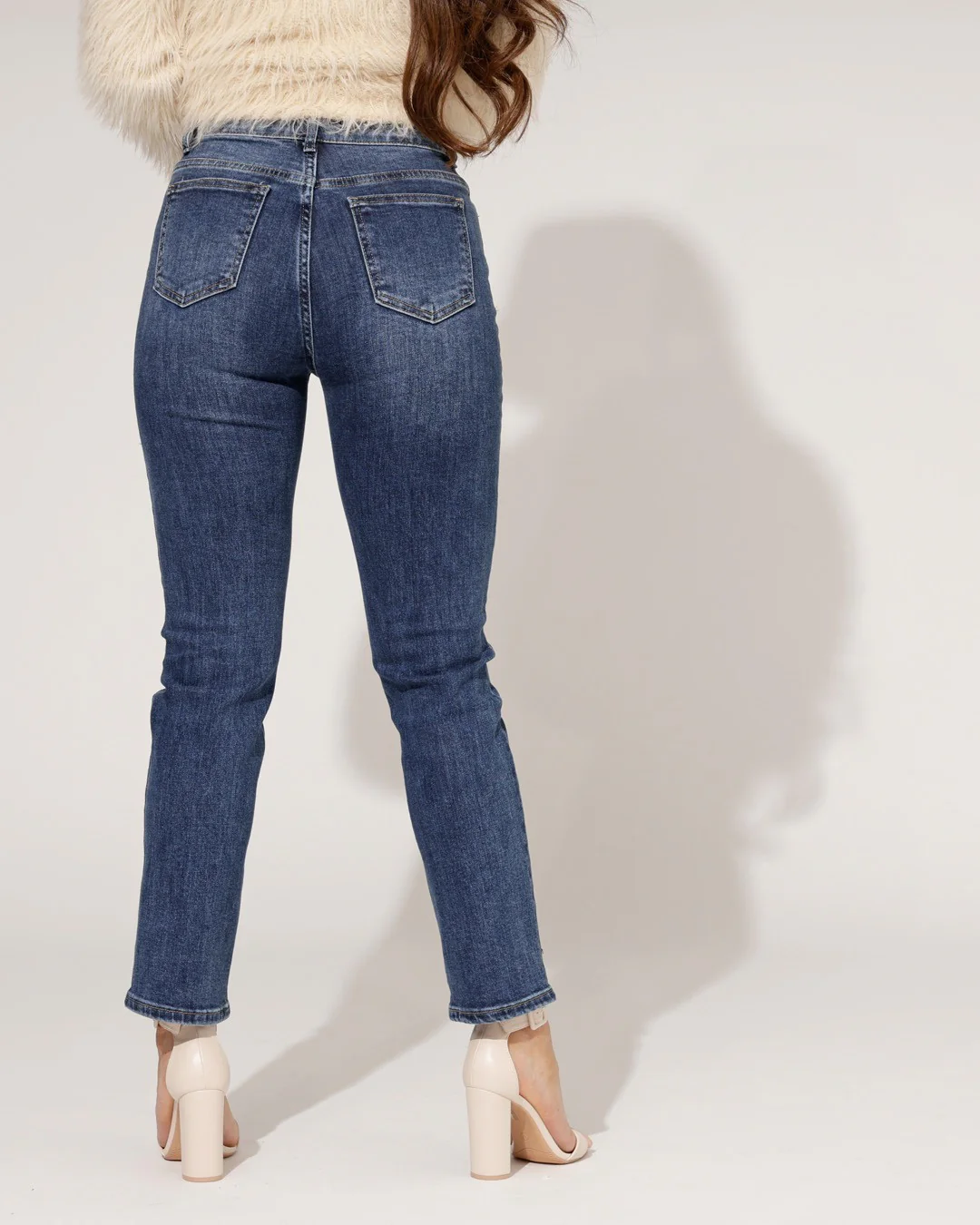 Ana & Lucy | Straight Jeans Kim Donkerblauw - Image 4