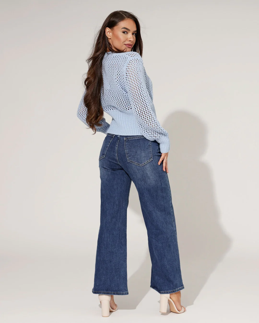 Ana & Lucy | Wide Leg Jeans Noe-1 Blauw - Image 4