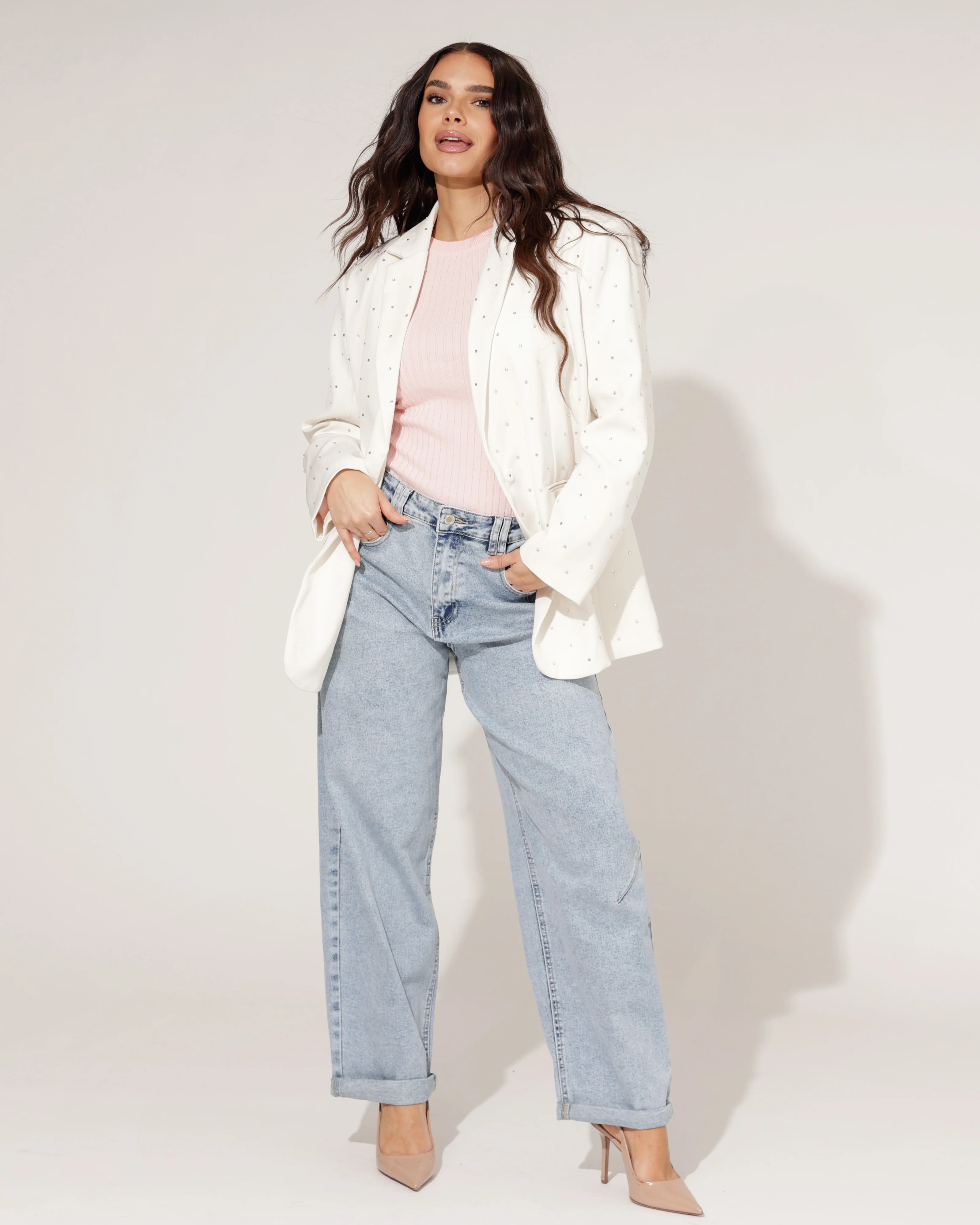 Blazer Glamour Roomwit - Image 4