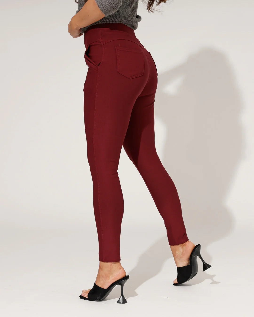 Broek Tess Bordeaux - Image 5