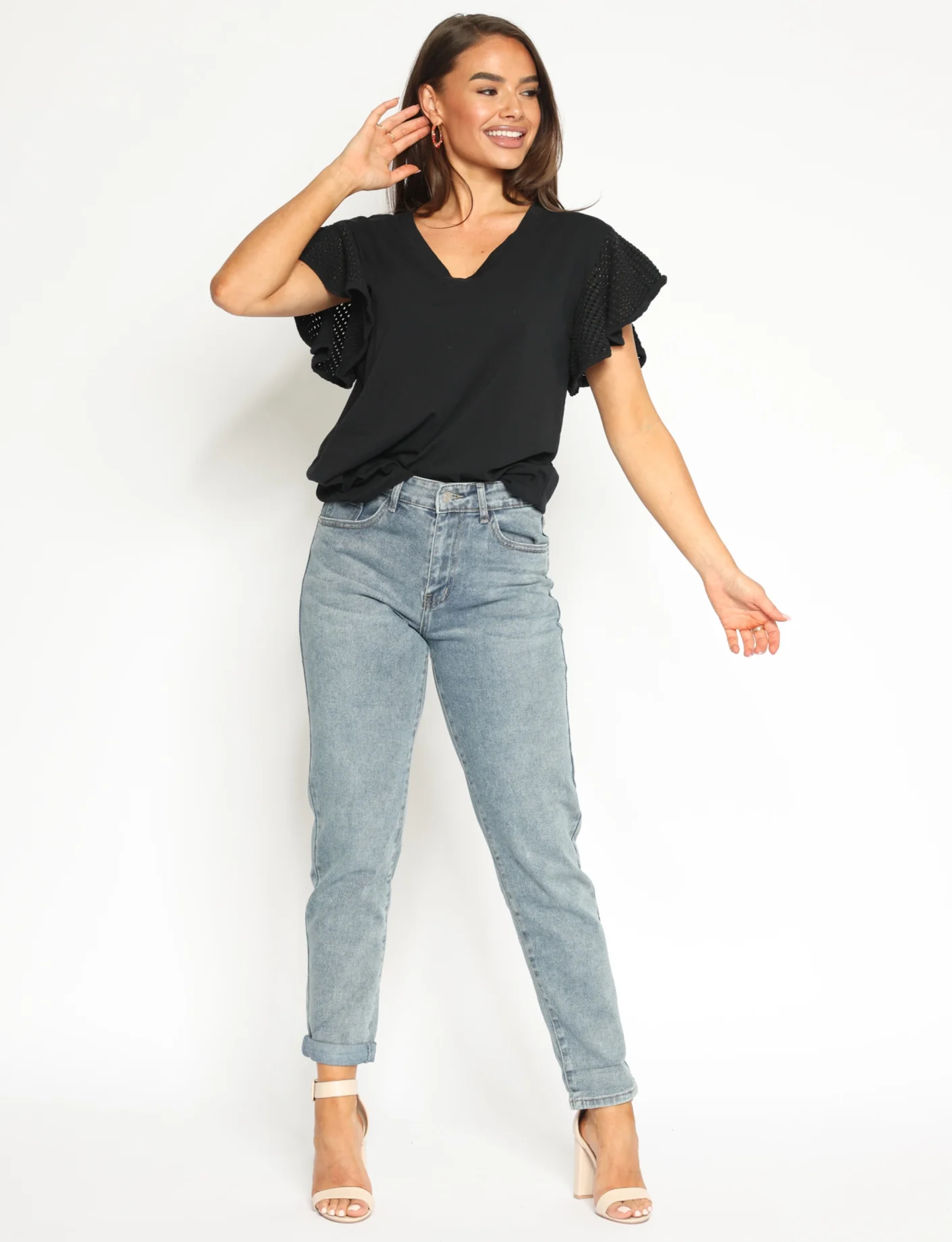Folyrose | Mom jeans Claire Blauw - Image 5
