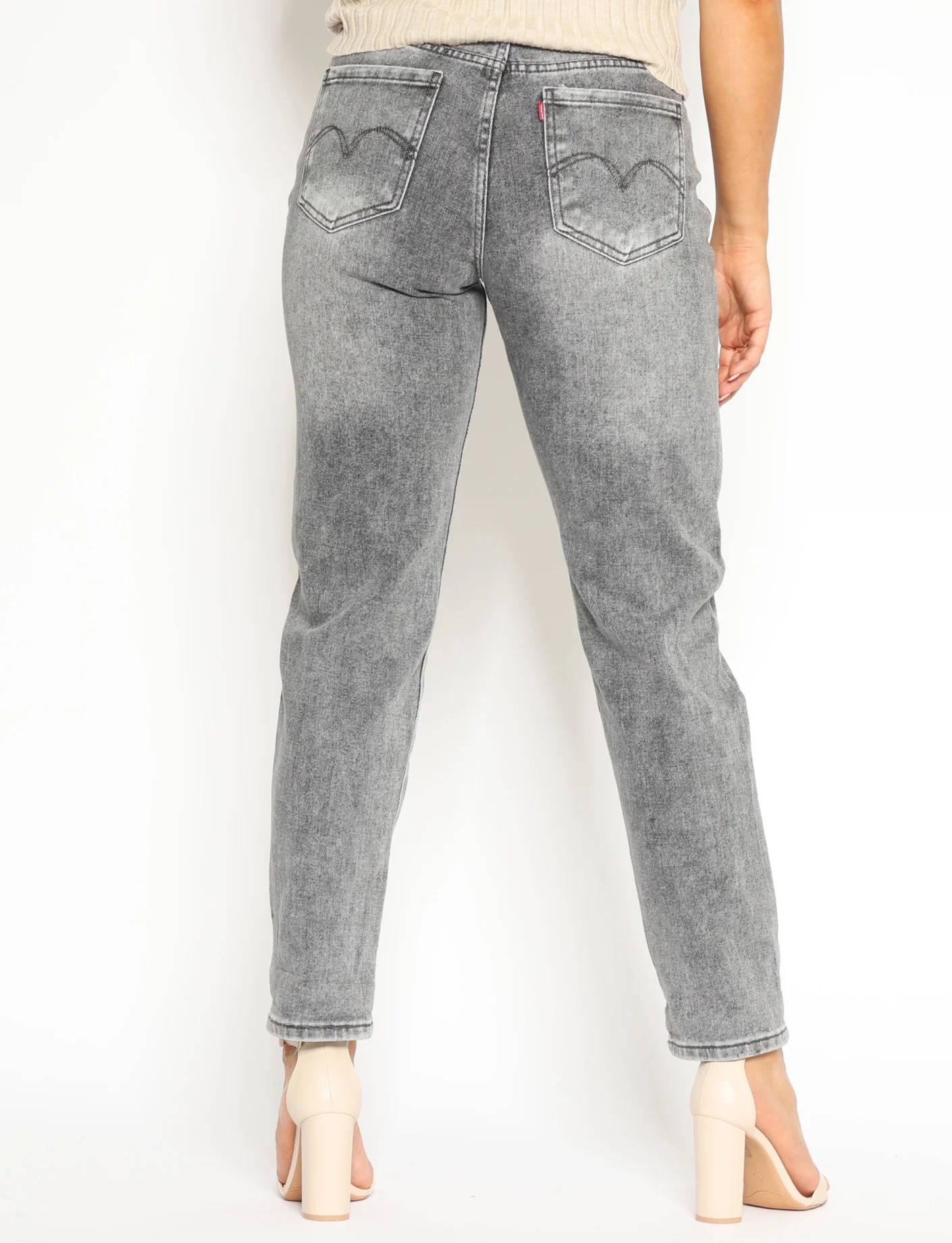 Folyrose | Mom jeans Ina Grijs - Image 3