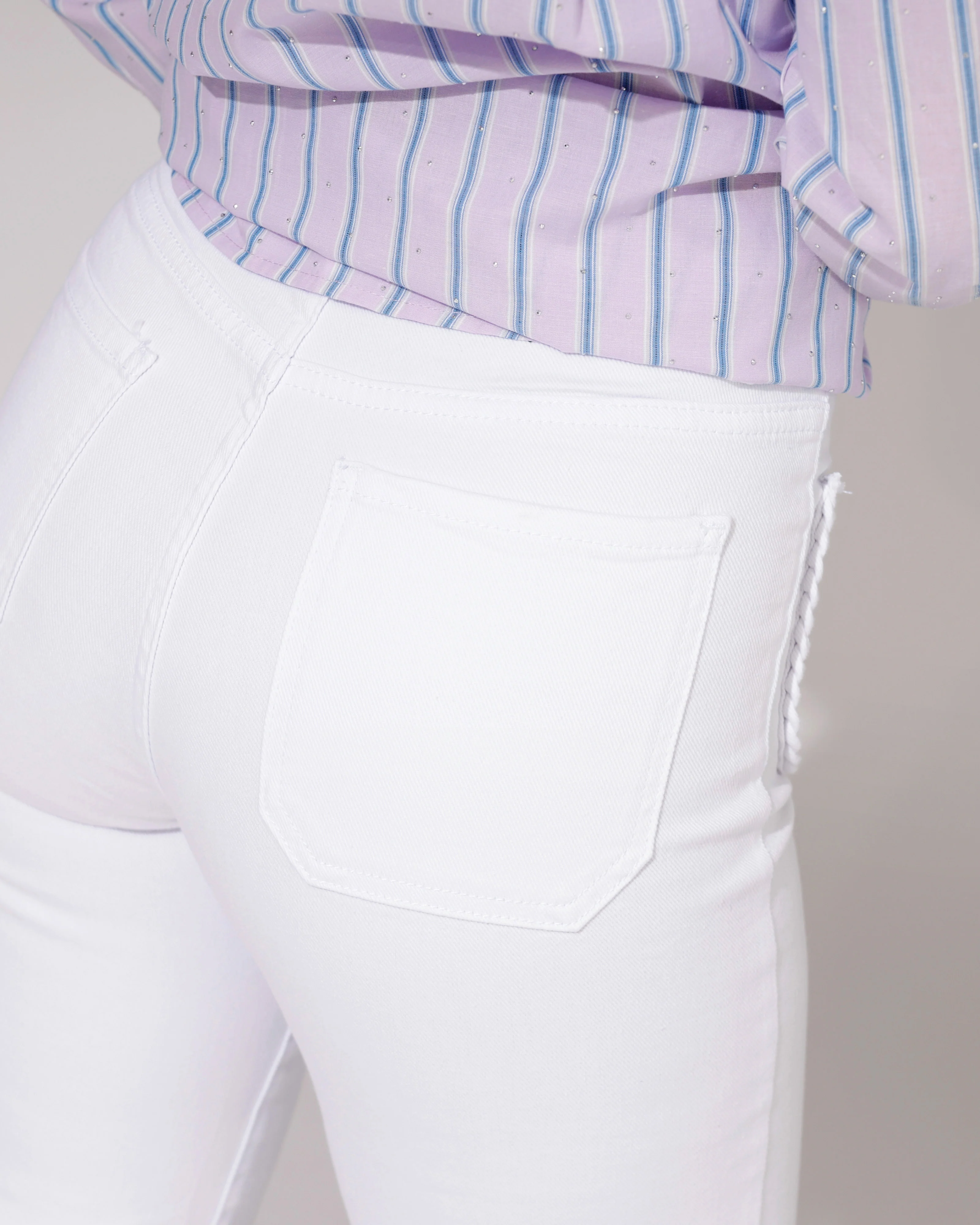 Folyrose | Wide leg jeans Elles-B Wit - Image 3