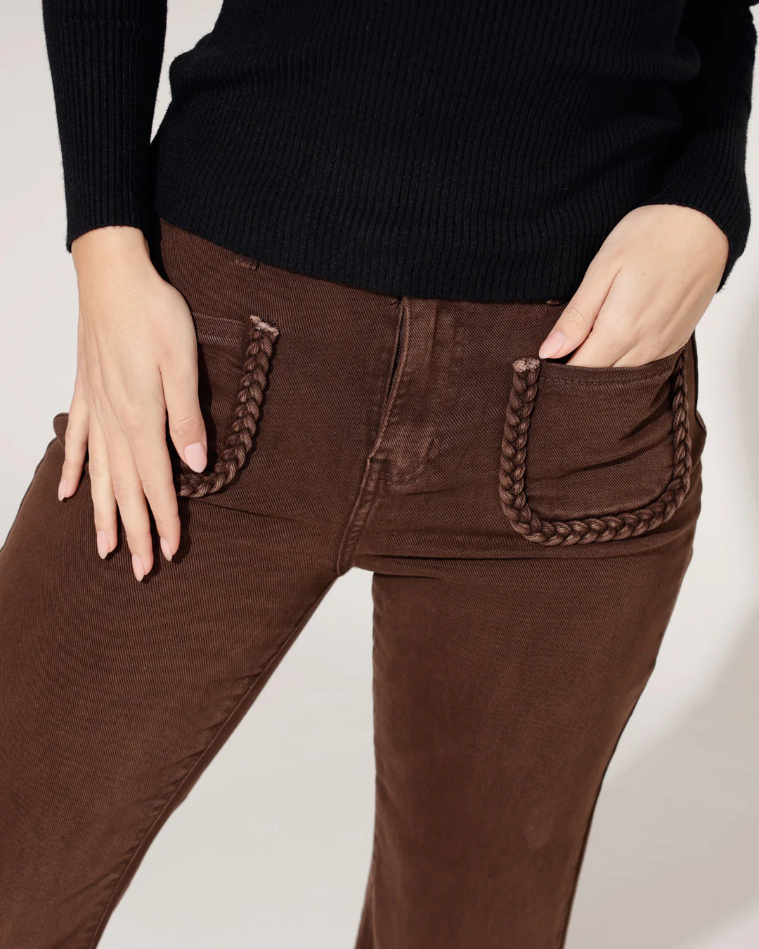 Folyrose | Wide leg jeans Elles Bruin - Image 3