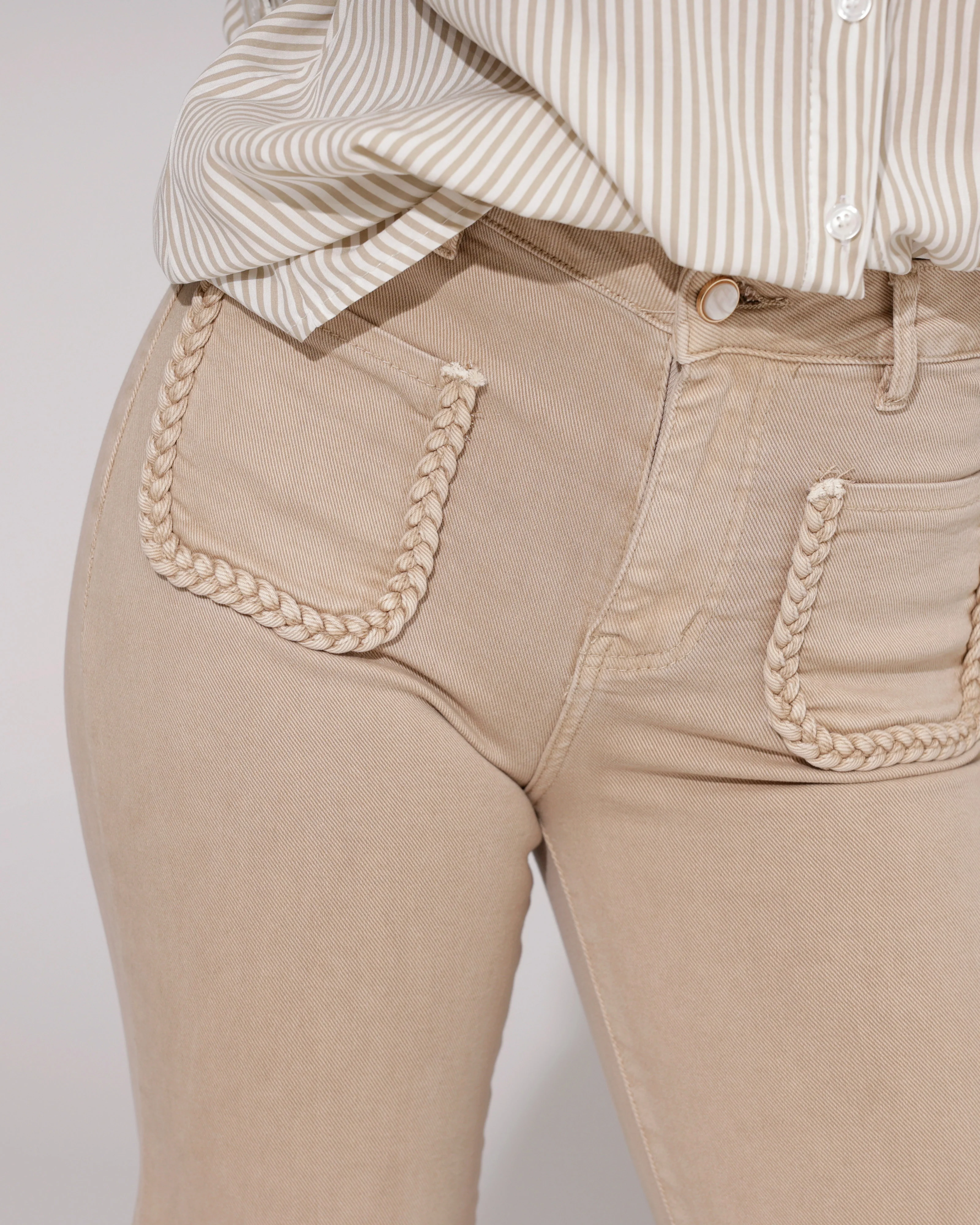 Folyrose | Wide leg jeans Elles-G Zand - Image 5