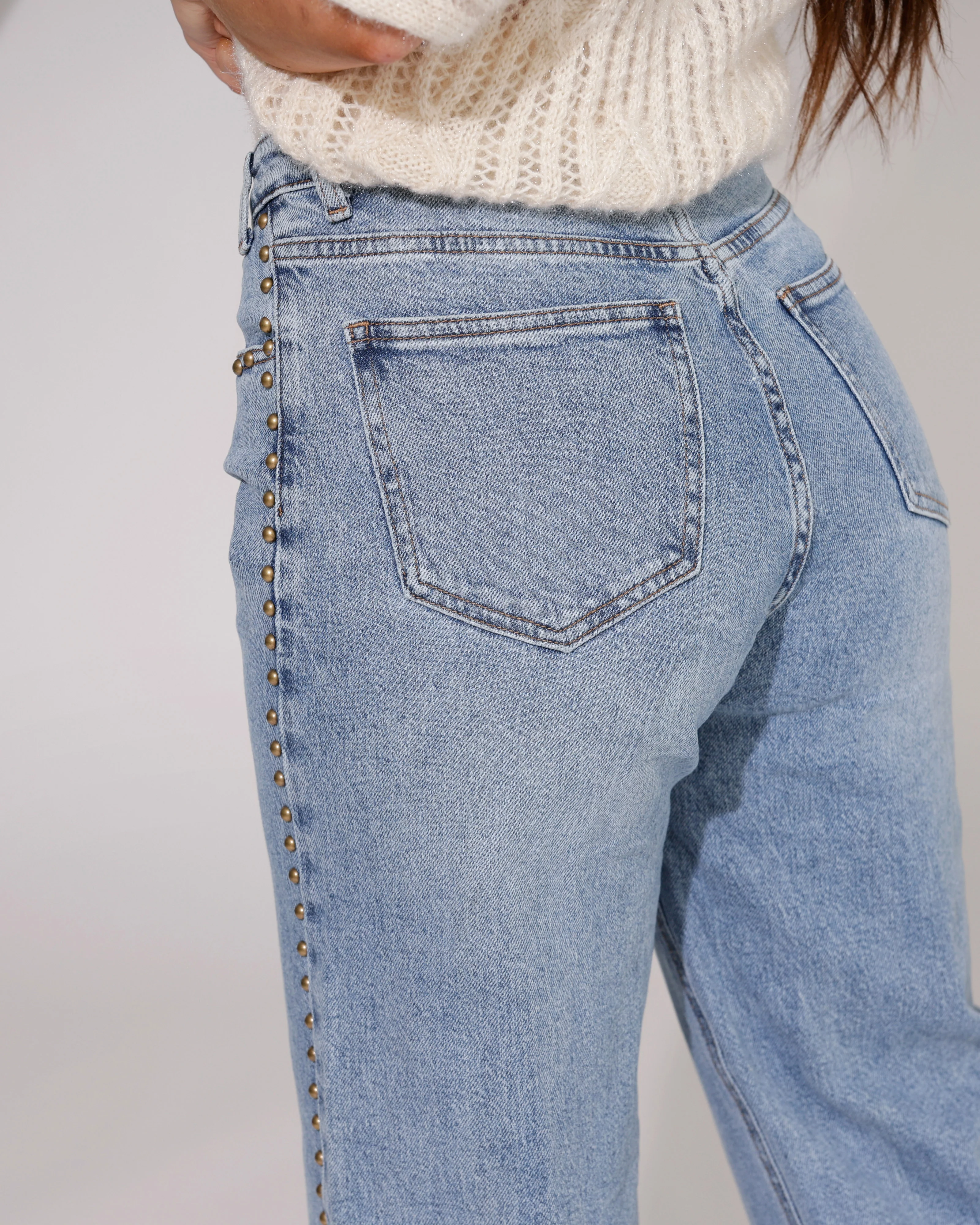 Folyrose | Wide leg jeans Rory Blauw - Image 4