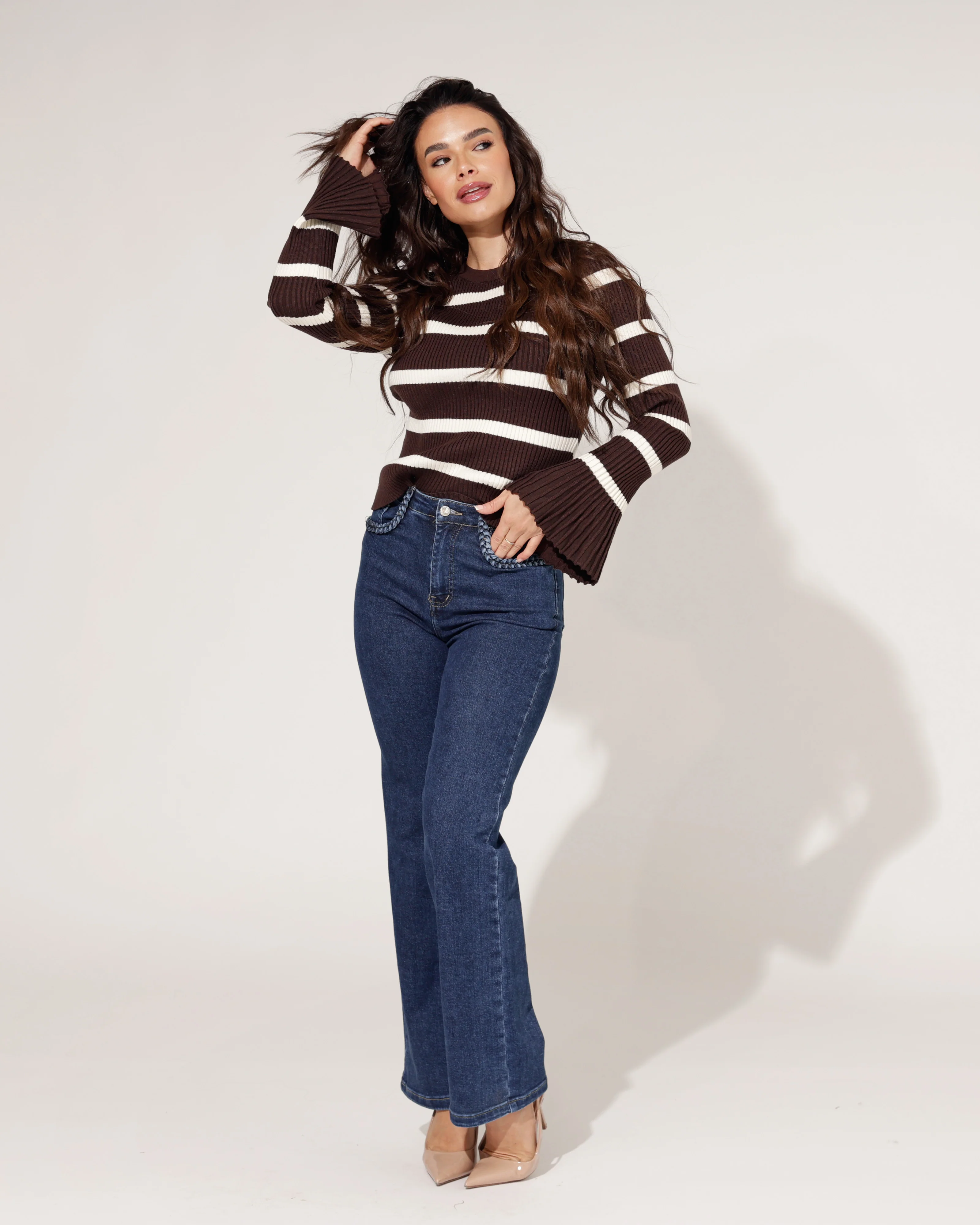 Folyrose | Wide Leg Jeans Sofia-D Blauw - Image 3