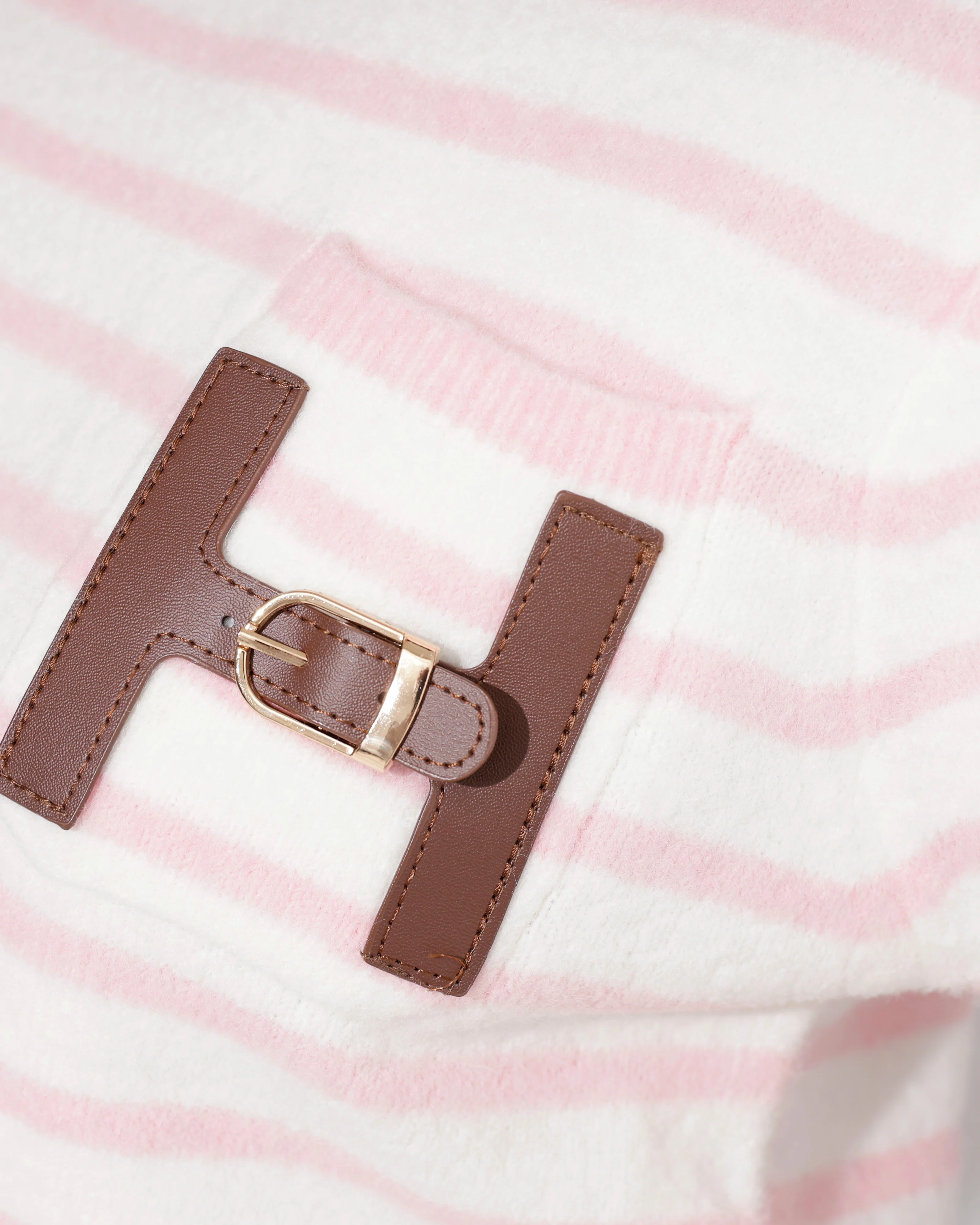 Gestreepte top Vicky Lichtroze - Image 3