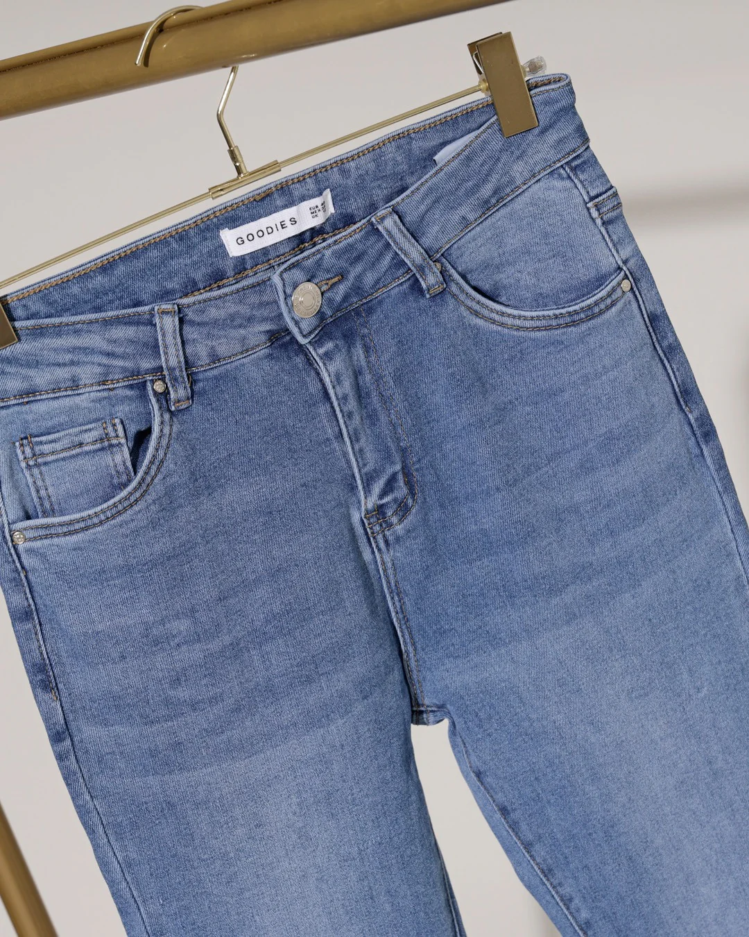 Goodies | Skinny jeans Lesley Blauw - Image 4