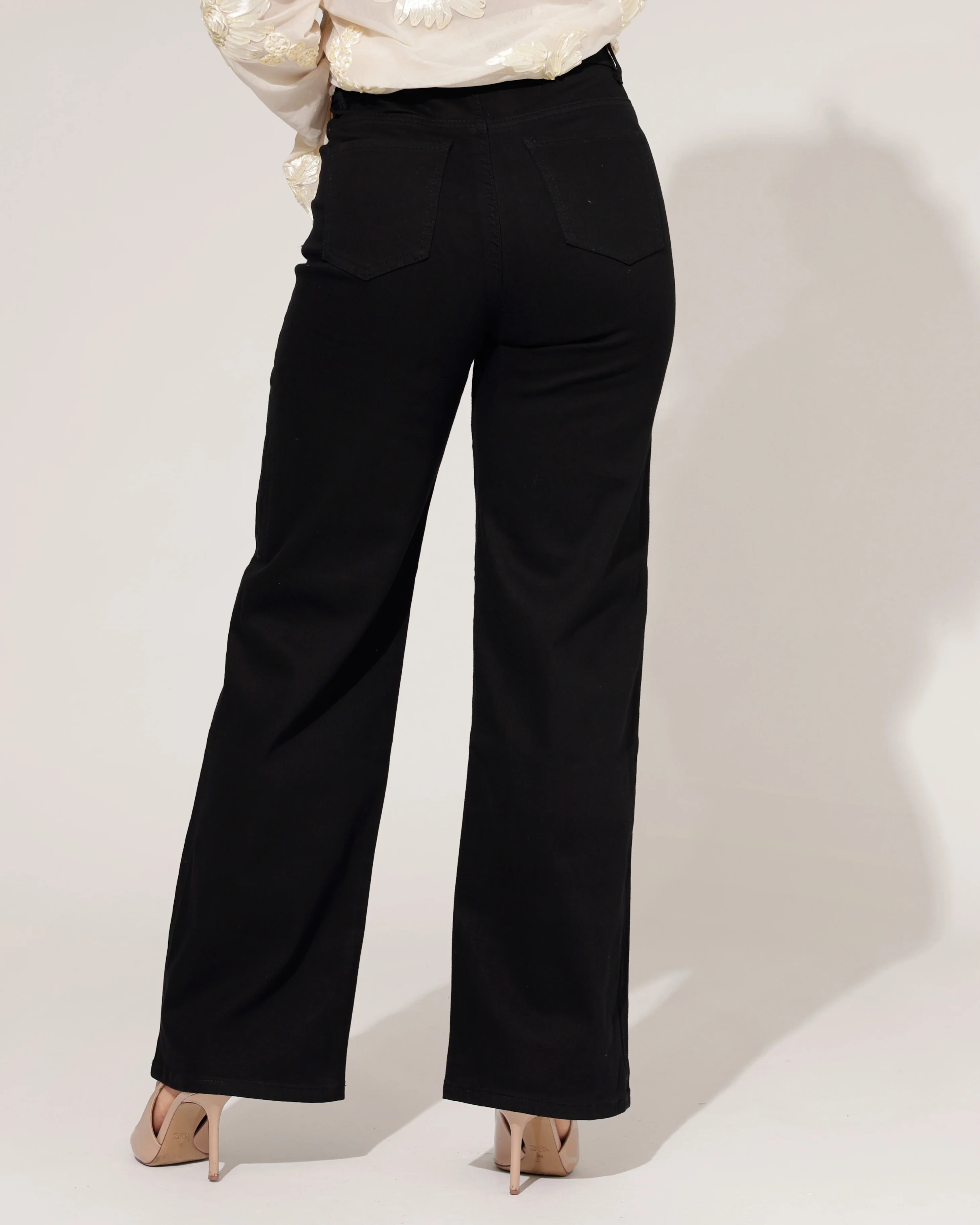 Goodies | Wide leg jeans Es-1 Zwart - Image 4