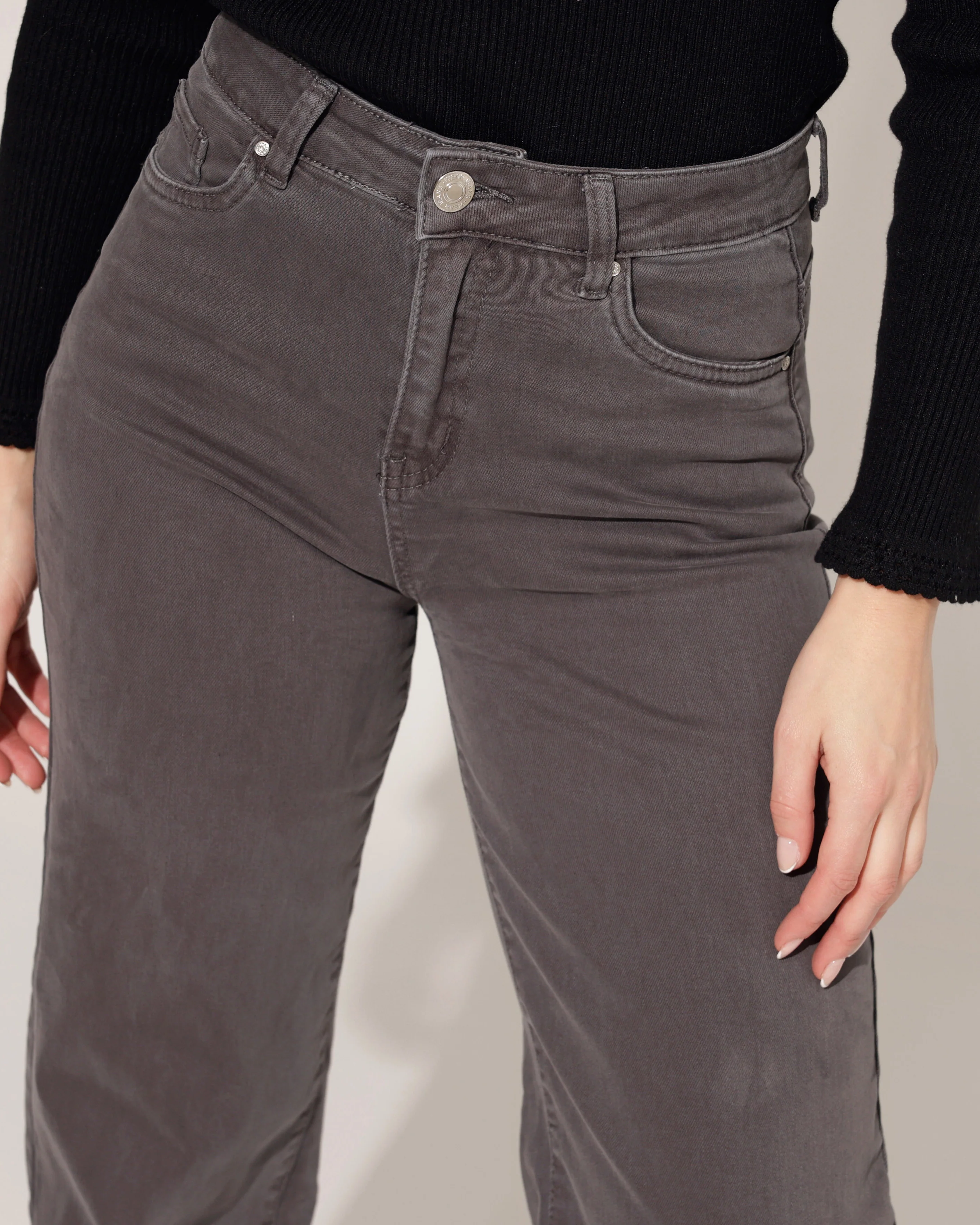 Goodies | Wide leg jeans Es-5 Donkergrijs - Image 3