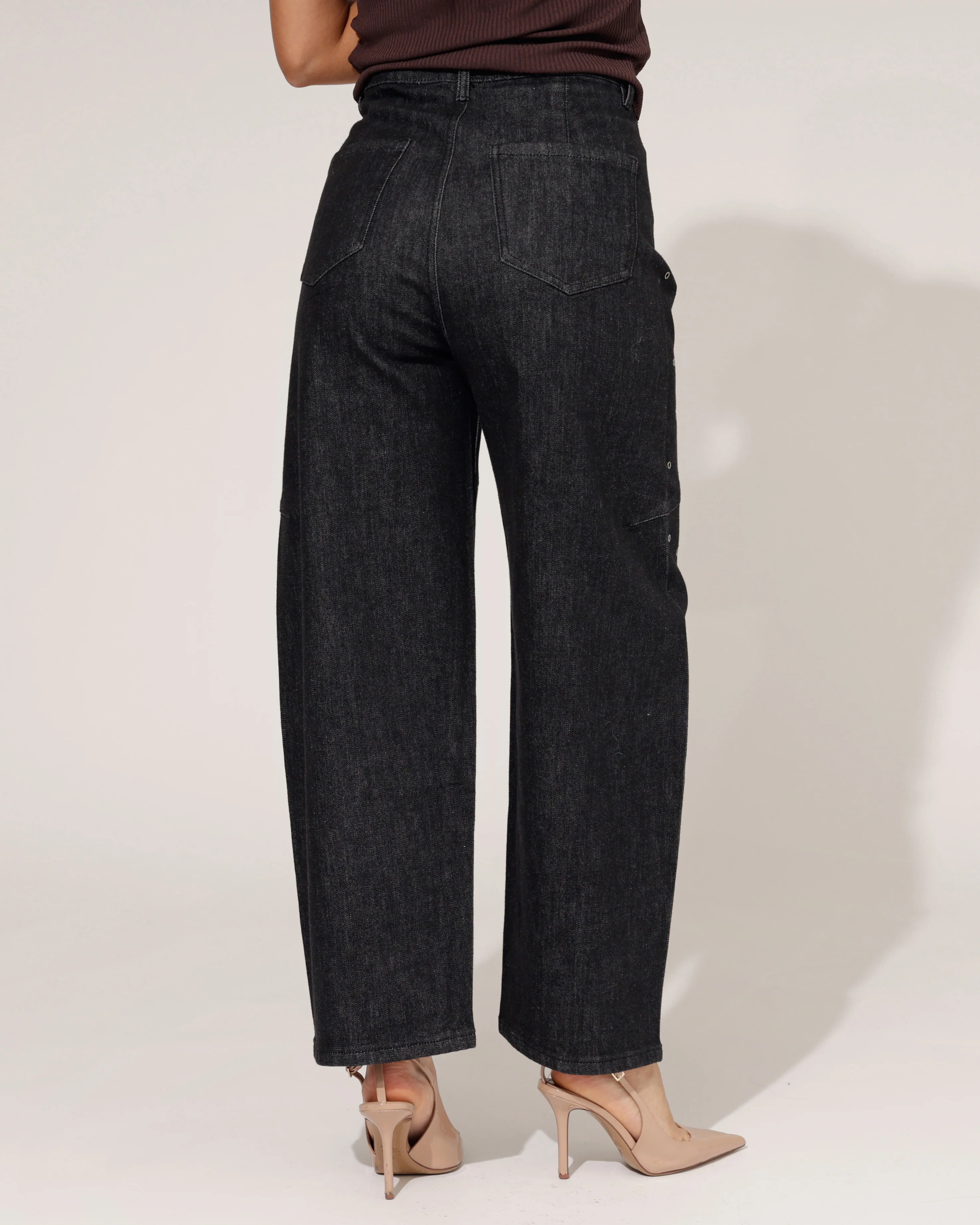 Jewelly | Barrel jeans Hilley Donkergrijs - Image 4