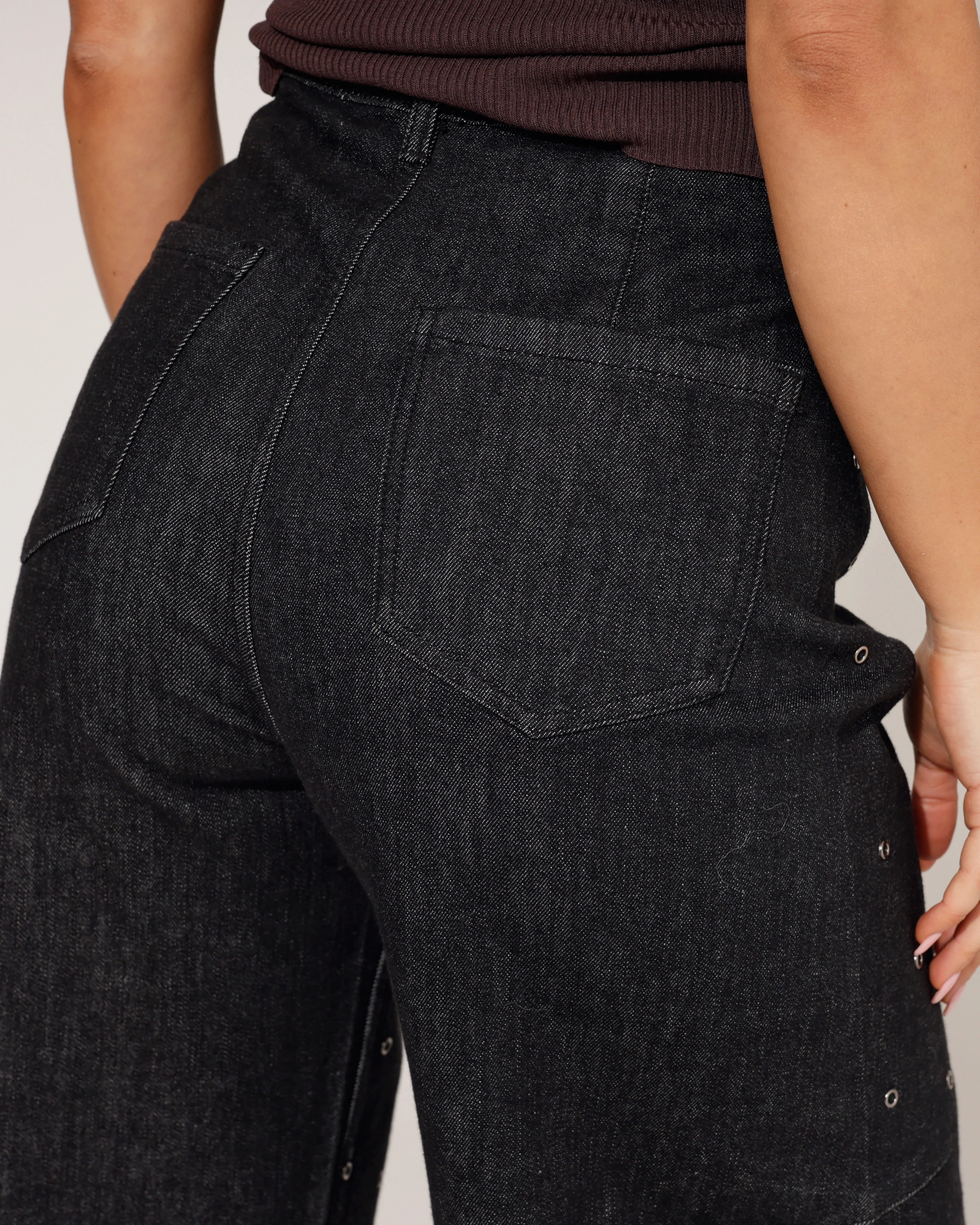 Jewelly | Barrel jeans Hilley Donkergrijs - Image 5