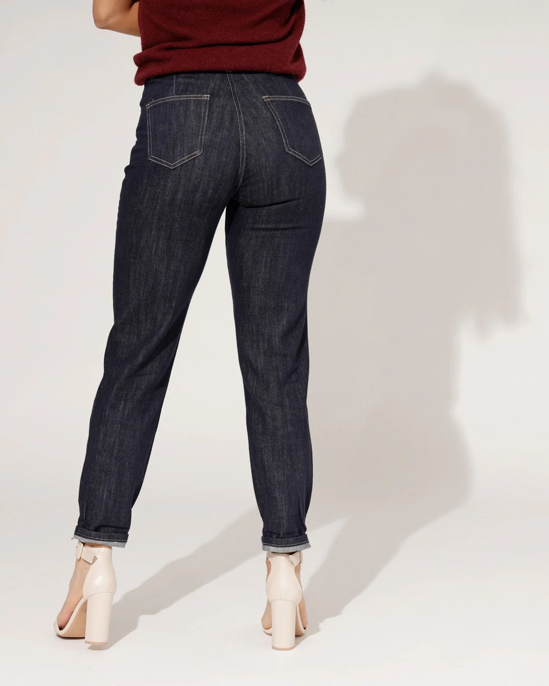 Jewelly | Mom jeans Pia Donkerblauw - Image 3