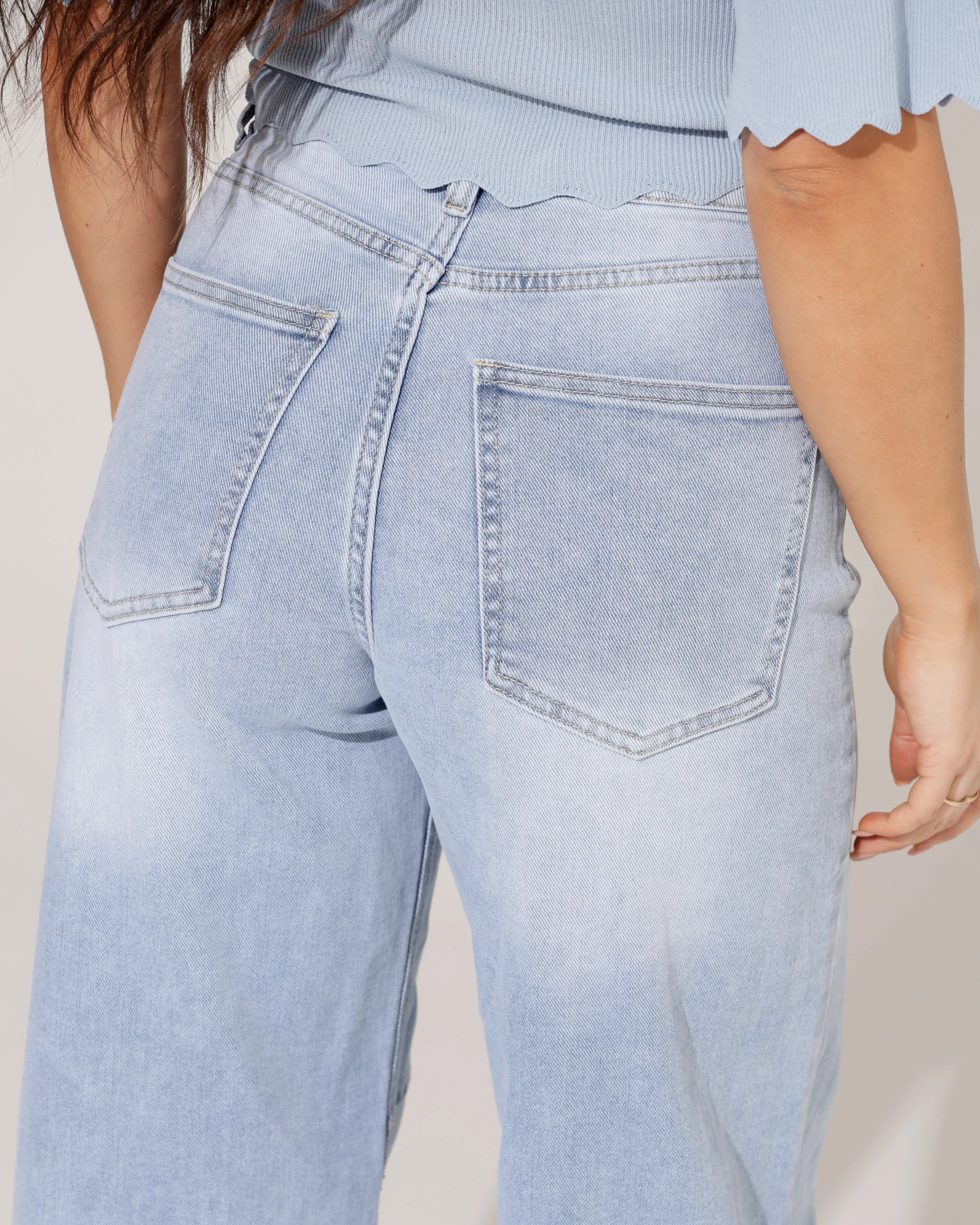 Laulia - Barrel jeans Melie-3 Lichtblauw - Image 7
