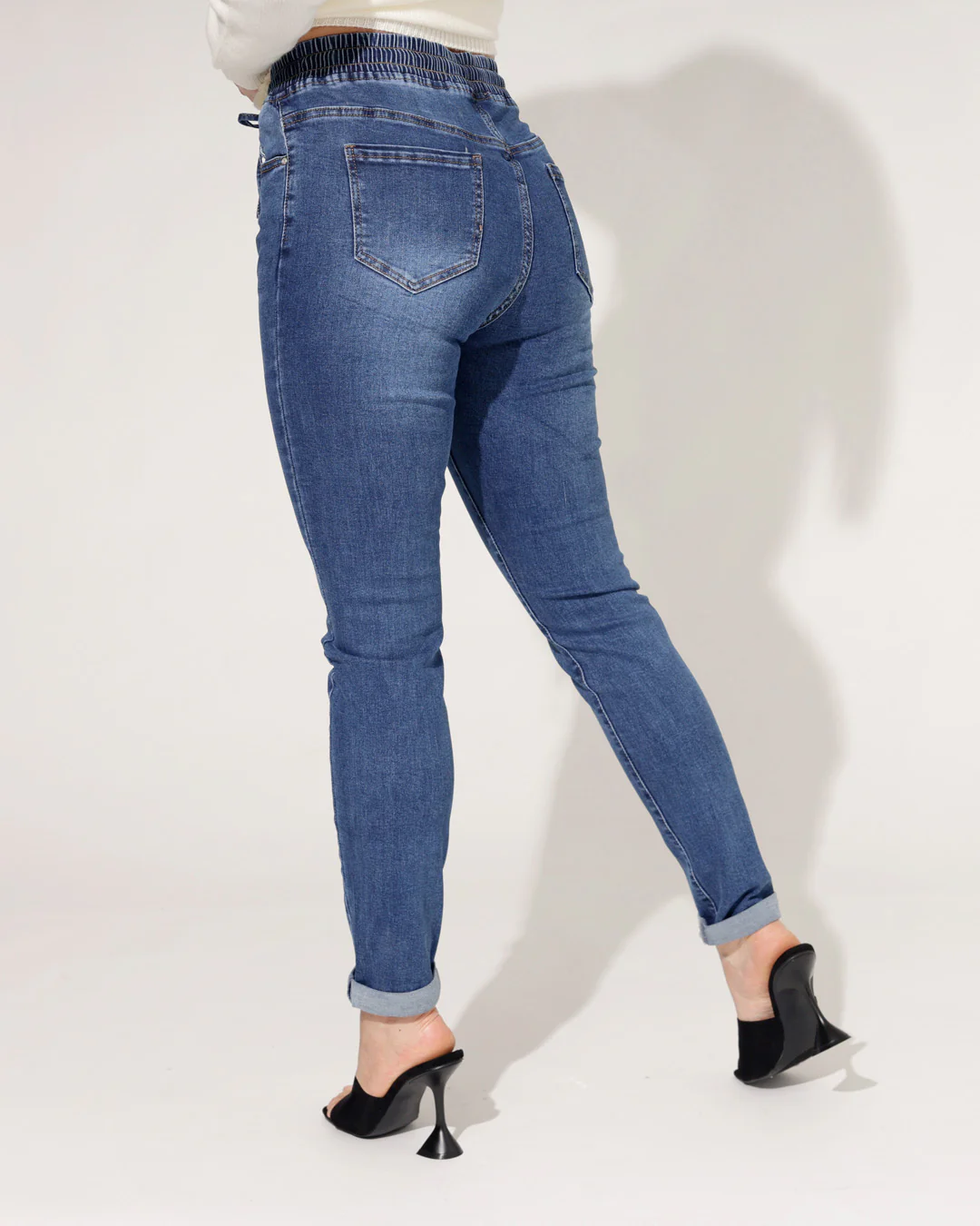 Miss RJ | Mom jeans Bibi Blauw - Image 3