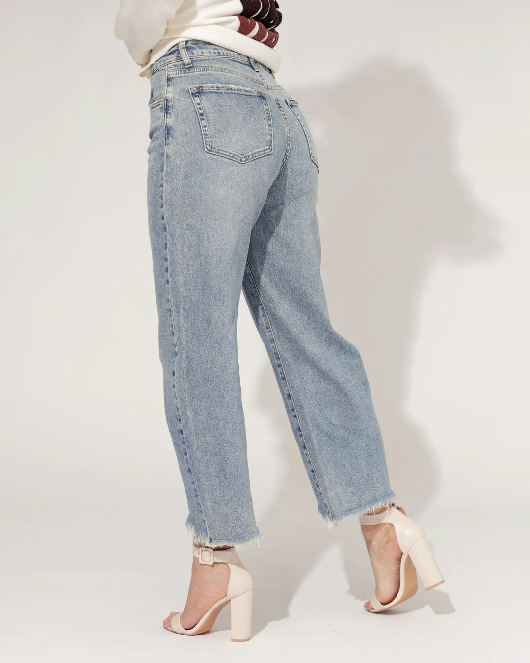 Queen Hearts | Barrel jeans Yazz-1 Blauw - Image 3