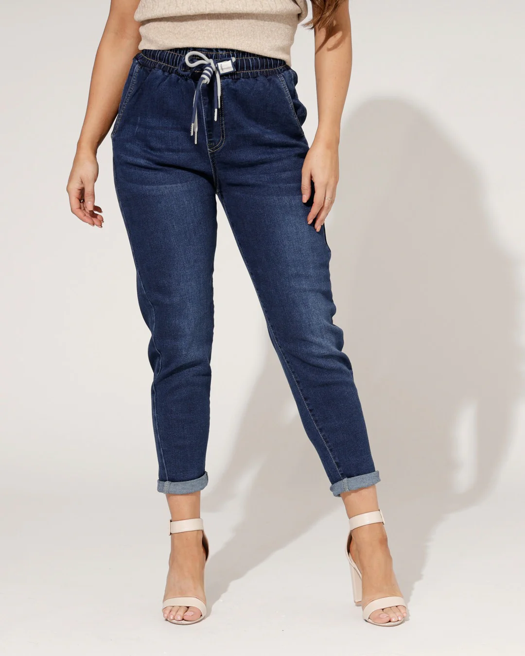 Redseventy | Mom Jeans Mikky-15 Donkerblauw - Image 3