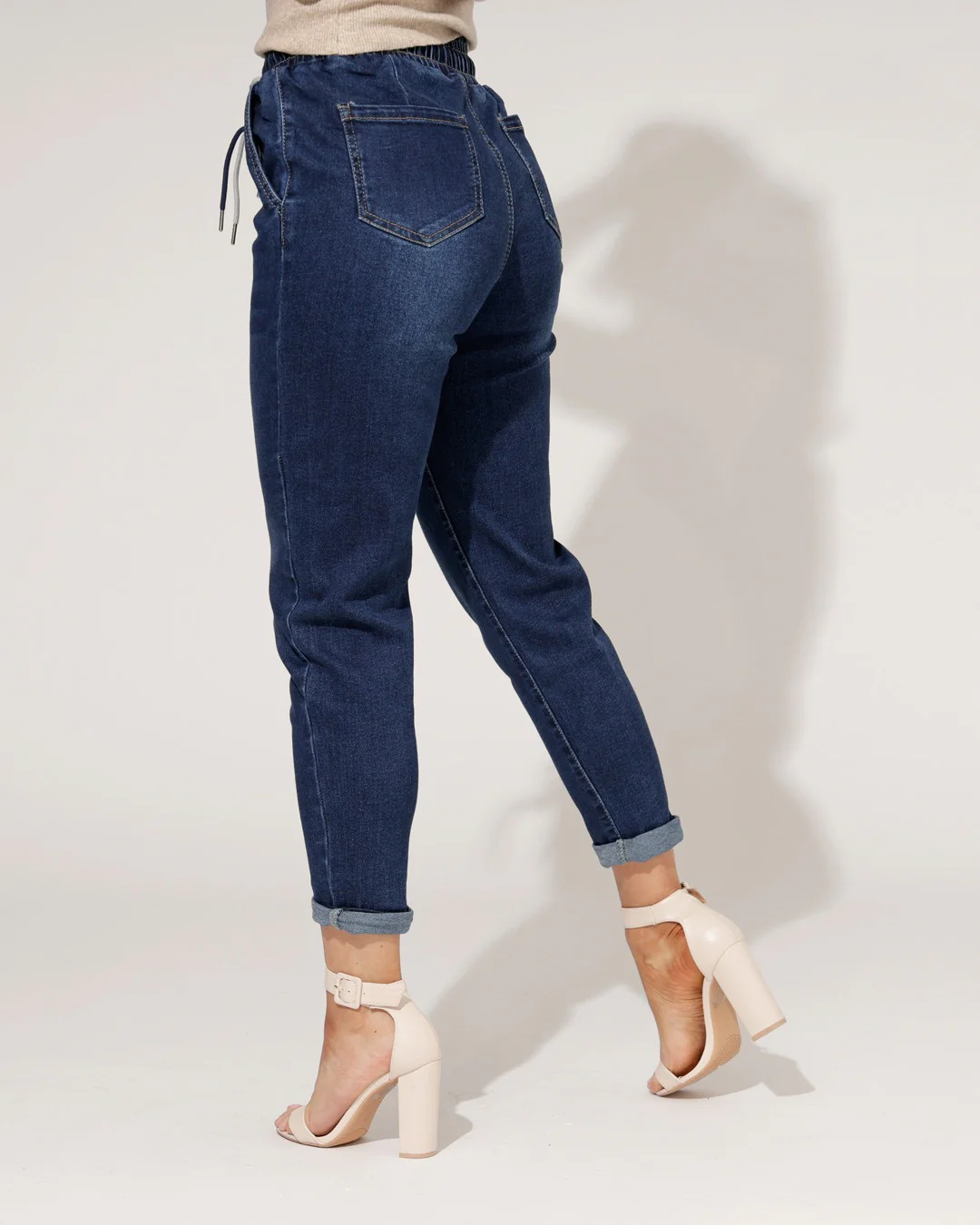 Redseventy | Mom Jeans Mikky-15 Donkerblauw - Image 4
