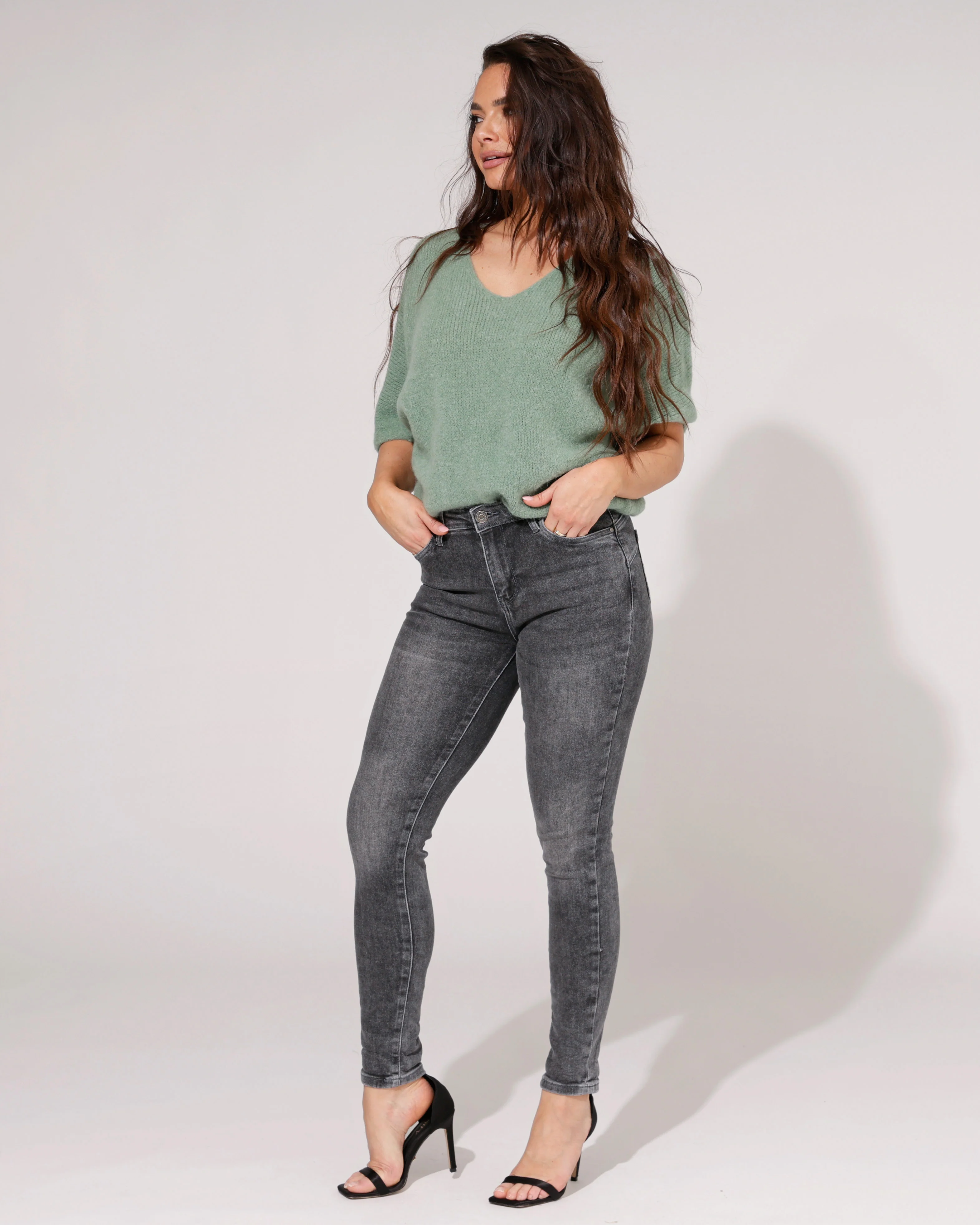 Redseventy | Skinny Jeans Linney-11 Grijs - Image 3