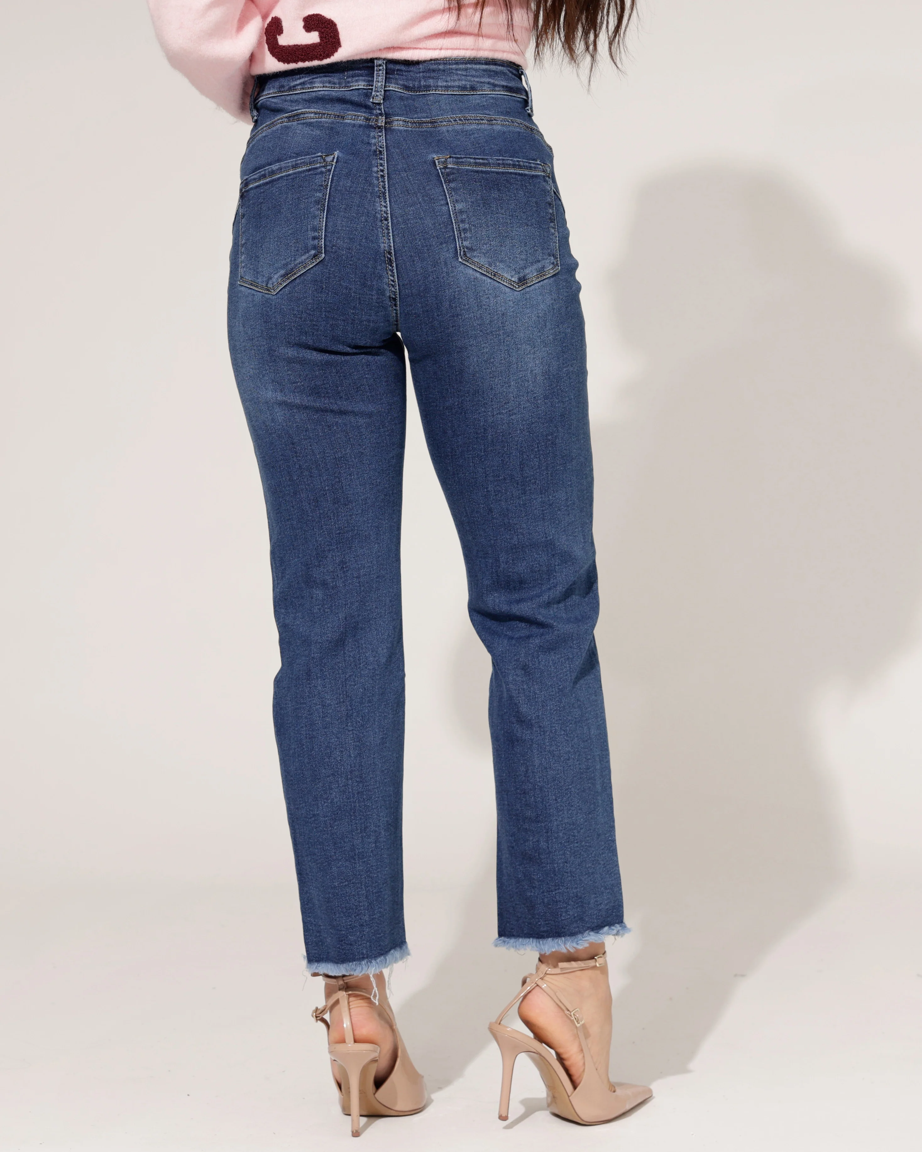 Redseventy | Straight Jeans Gina-15 Donkerblauw - Image 4