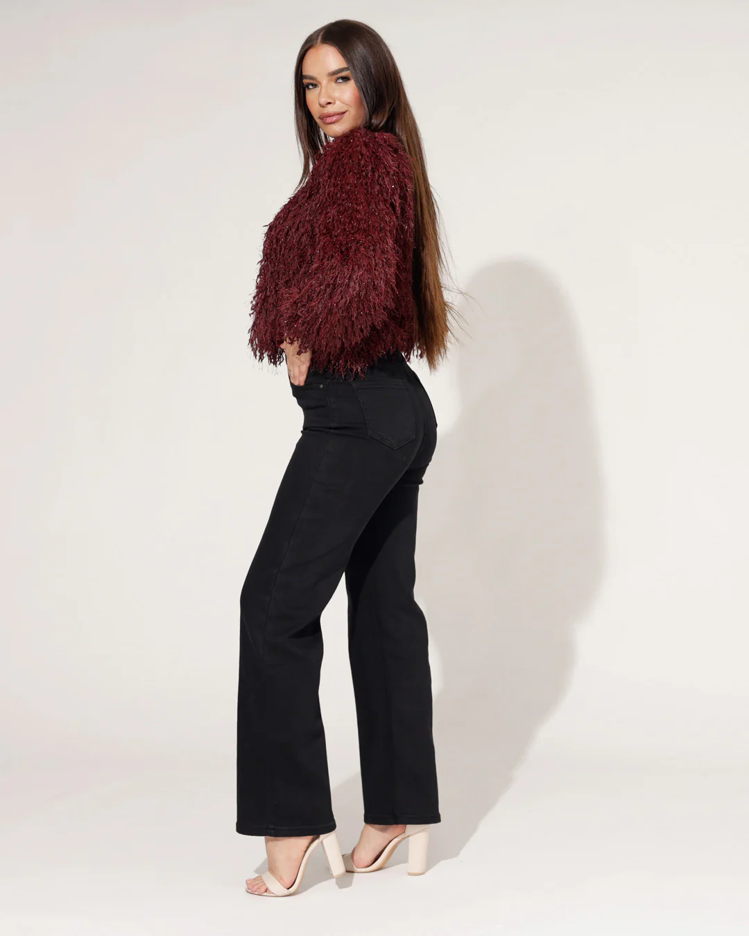 Redseventy | Wide Leg Jeans Kirsten-2 Zwart - Image 3