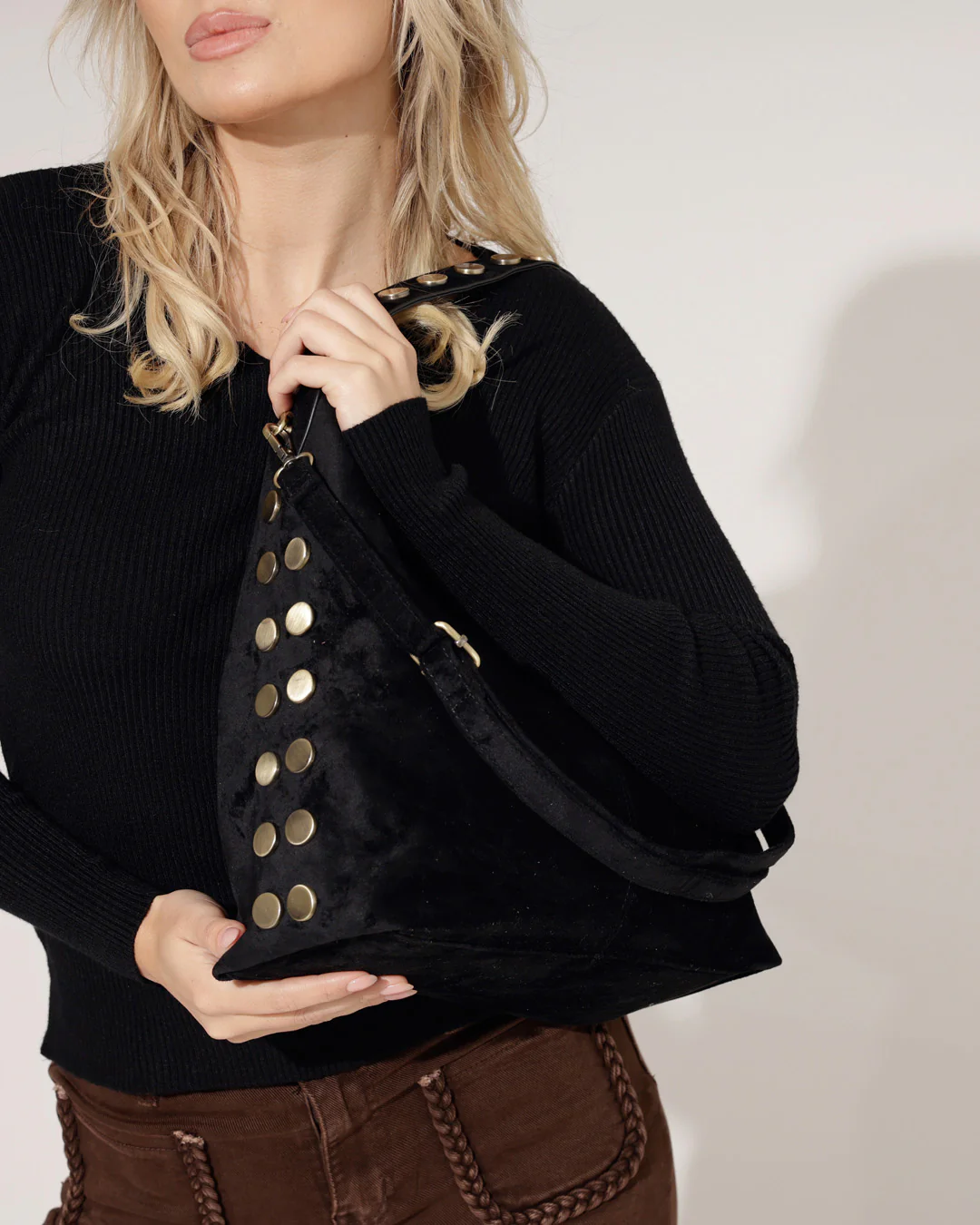 Suede Tas Temmie Zwart - Image 3