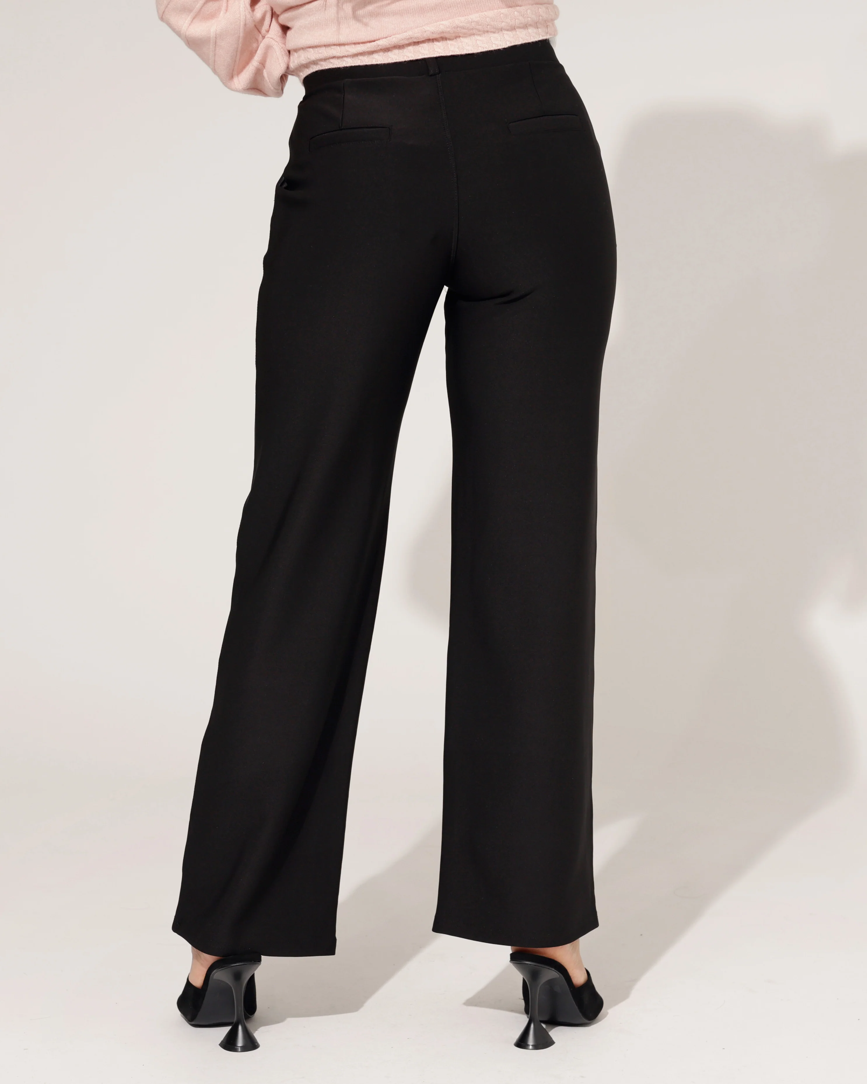 Yu & Me | Wide leg broek Romee Zwart - Image 3