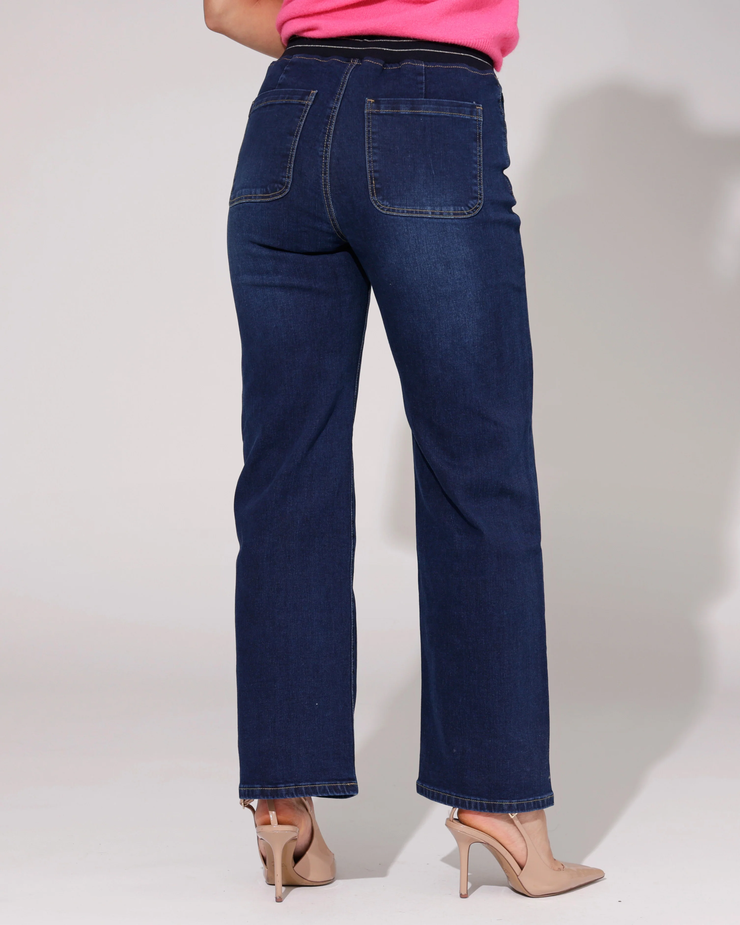 ZAC & ZOE | Jog-jeans Wide Leg Mimi-N Donkerblauw - Image 3